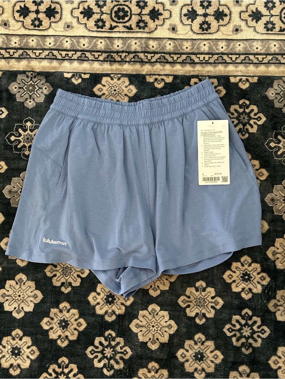 lululemon athletica Jersey Training Short Lined 2” size small